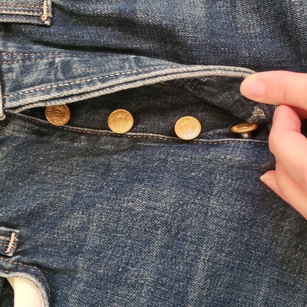 MOTHER 26 2 The Tripper Ankle Fray Jeans Denim Nature Touch Base - Picture 8 of 8